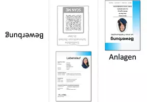Vorschau - Stundenentwürfe - Die Bewerbungsunterlagen - interaktiver Lernzirkel Wirtschaft und Recht 9 II Lehrplan Plus - Seite 1