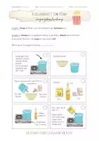 Vorschau - Test - Klassenarbeit - Eine Vorgangsbeschreibung verfassen inkl. Bewertungsbogen - Popcorn herstellen - Deutsch - Seite 1