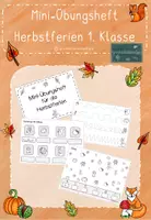 Vorschau - Arbeitsblätter - Materialpaket Mini-Übungshefte 1. Klasse - Seite 1