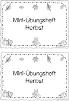 Vorschau - Arbeitsblätter - Mini-Übungsheft Herbstferien 1. Klasse - Seite 3