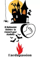 Προεπισκόπηση - Άλλος τύπος υλικού - Halloween stickers Αυτοκόλλητα για το Halloween - Εξώφυλλο