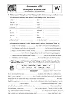 Vorschau - Arbeitsblätter - Writing skills and word order - Wolf (4 Arbeitsblätter mit Lösungen) - Seite 2