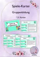 Vorschau - Spiele - Gruppenbildungsspiele (Kartei, Spielekartei) - Deckblatt
