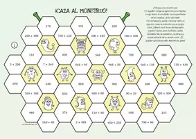 Vista previa - Hojas de trabajo - Sumas hasta el 1000 - Juego - página 1