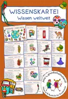 Vorschau - Stationenlernen - Wissenskartei - Wissen weltweit/ Kulturen/ Kulturelle Vielfalt - Deckblatt