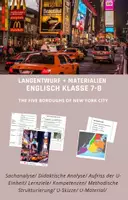 Vorschau - Stundenentwürfe - The Five Boroughs Of New York City - Langentwurf + Arbeitsmaterialien + Poster - Deckblatt