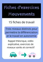 Aperçu - Apprentissages en autonomie - Fiches de travail en autonomie - Les Mouvements - Page 1