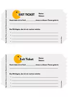 Vorschau - Anderer Materialtyp - Exit Ticket als Feedbackmethode - Seite 2