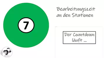 Vorschau - Präsentationen/Tafelbilder - Countdown für Gruppen- oder Stationsarbeiten - Seite 2