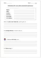 Vorschau - Arbeitsblätter - Darstellen und Gestalten - Rollenbiografien erstellen A5 - Seite 1