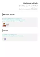 Vorschau - Arbeitsblätter - Erste Dialoge - Spanischunterricht (Flyer) - Seite 1