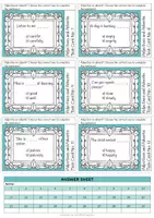 Aperçu - Cartes d'exercices - Adjectives and Adverbs Task Cards - Page 1