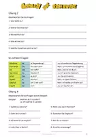 Aperçu - Feuilles d'exercices - Artikel, W-Fragen, Ja-Nein Fragen, Negation (German for Beginners) - Page 3