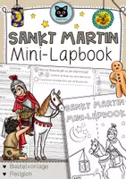 Vorschau - Arbeitsblätter - Sankt Martin | Mini-Lapbook | Bastelvorlage - Deckblatt