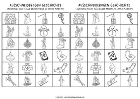 Vorschau - Arbeitsblätter - Sankt Martin | Mini-Lapbook | Bastelvorlage - Seite 3