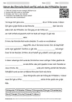 Vorschau - Arbeitsblätter - Lernposter + Arbeitsblatt "Warum das Römische Reich zerfiel und wie das Mittelalter begann" + interaktive Lösung & MP3 + Mindmap + Infografik - Seite 1