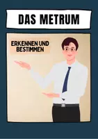 Vorschau - Arbeitsblätter - Das Metrum/Versmaß erkennen und bestimmen - Deckblatt