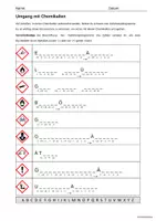 Vorschau - Arbeitsblätter - Gefahrensymbole Chemie Rätsel Vertretung Vertretungsstunde - Seite 2
