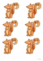 Vorschau - Spiele - Legematerial - Herbst Mathematik Einmaleins - Multiplikation - Seite 3