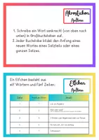 Vorschau - Stationenlernen - Lerntheke Gedichte Herbst 8 Gedichtformen - Seite 1