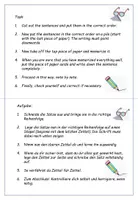 Vorschau - Aufgabenkarten - DaF / DaZ Englisch: Winter Schütteltext 1 - Seite 3