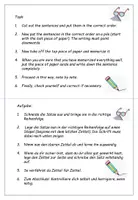 Vorschau - Aufgabenkarten - DaF / DaZ Englisch: Winter Schütteltext 4 - Seite 3