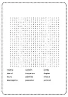 Vorschau - Arbeitsblätter - Word Search für Englisch Freistunde (mit Lösungen) - Seite 3