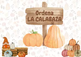 Vista previa - Refuerzo / NEE / Materiales de apoyo - ORDEN SEGÚN TAMAÑO - CALABAZAS - página 1