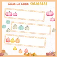 Vista previa - Juegos / Gamificación - CALABAZA - ABN: Seriaciones Calabazas. - Portada