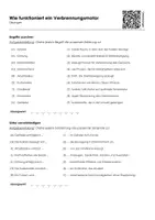 Vorschau - Arbeitsblätter - Wie funktioniert ein Verbrennungsmotor? (Infotext und Übungen) - Seite 1