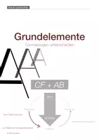 Vorschau - Arbeitsblätter - Grundelemente der Form - Lineares Gestalten/Typograpphie - Deckblatt