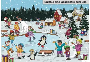 Vorschau - Arbeitsblätter - Winter | Wimmelbild - Seite 3