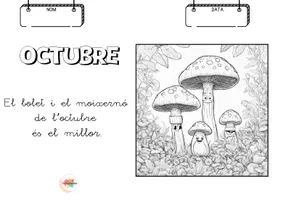 Vista previa - Hojas de trabajo - October saying - refrán de octubre - dita d'octubre - página 3