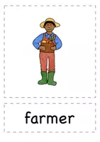 Vorschau - Bildkarten - Farm animals - flash cards - Seite 1