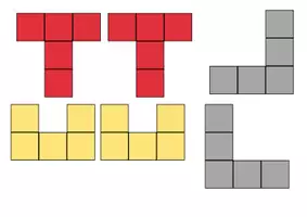 Vorschau - Präsentationen/Tafelbilder - Pentominos Legematerial /Tetris 12 Stück Legematerial Lehrerende - Seite 2