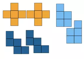 Vorschau - Präsentationen/Tafelbilder - Pentominos Legematerial /Tetris 12 Stück Legematerial Lehrerende - Seite 3