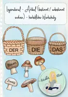 Vorschau - Spiele - Legematerial - Bestimmte / unbestimmte Artikel Herbst - Deckblatt