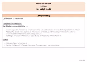Vorschau - Stundenentwürfe - Herbstgirlande 2. Klasse - Komplette Unterrichtsvorbereitung WG - Seite 2