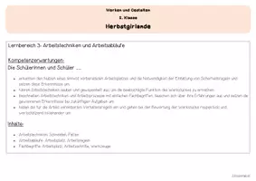 Vorschau - Stundenentwürfe - Herbstgirlande 2. Klasse - Komplette Unterrichtsvorbereitung WG - Seite 3
