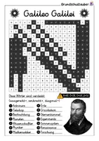 Vorschau - Spiele - Galileo Galilei Suchsel - Buchstabengitter - Seite 2