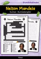 Vorschau - Spiele - Nelson Mandela Suchsel - Buchstabengitter - Deckblatt