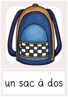 Vorschau - Bildkarten - À l'école Bildkarten Schulmaterialien - Seite 3