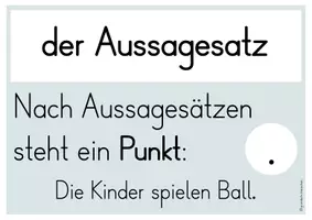 Vorschau - Poster - Plakate & Sprechblasen zu den Satzarten & Satzschlusszeichen - Seite 3