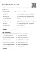Vorschau - Arbeitsblätter - Philosophie - Descartes' Cogito, ergo sum (Infotext und Übungen) - Seite 1