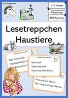 Vorschau - Fördermaterial/Inklusion - Materialpaket Lesetreppchen (Leseförderung 1. Klasse, Lesetreppen, Treppensätze) - Seite 1