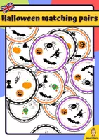 Vista previa - Juegos / Gamificación - Halloween Matching pairs - página 1