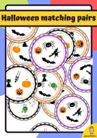 Vista previa - Juegos / Gamificación - Halloween Matching pairs - Portada