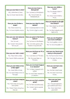 Vorschau - Spiele - Introducing the Present Perfect Tense: Speaking Game (Bluffing) - Seite 1