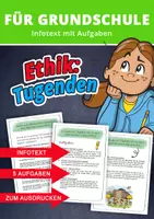 Vorschau - Spiele - Die Magie der Tugenden – Werte entdecken und verstehen im Ethikunterricht - Deckblatt