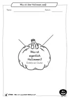 Vorschau - Arbeitsblätter - Ethik - Was ist eigentlich Halloween? - Seite 1